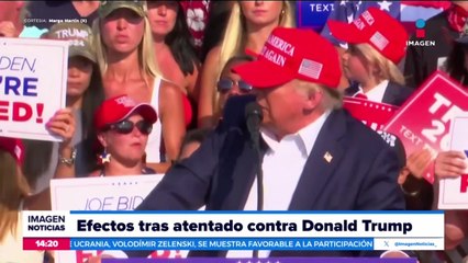 ¿Cuáles son los efectos tras el atentado contra Donald Trump?