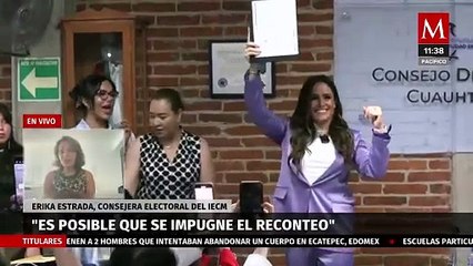 "Es posible que se impugne el reconteo": Consejera del IECM