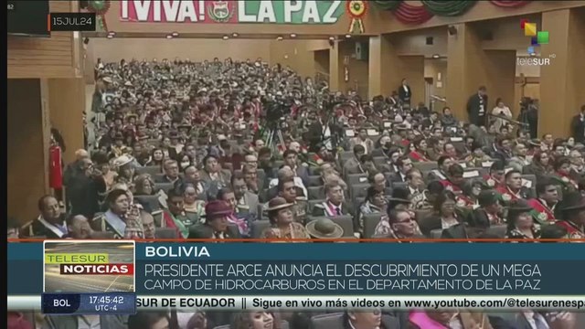 El Pdte. de Bolivia anunció el descubrimiento de un mega campo de hidrocarburos