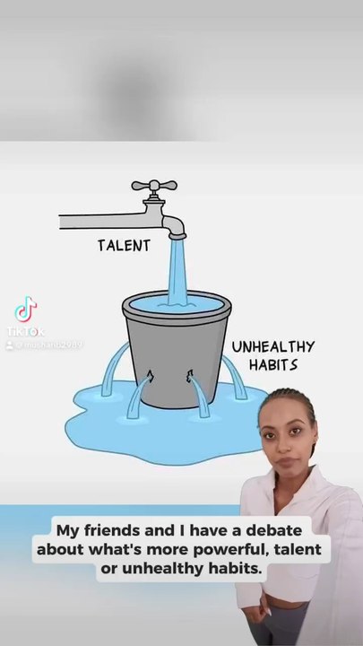 #Talent vs unhealthy Habbits⛓️‍