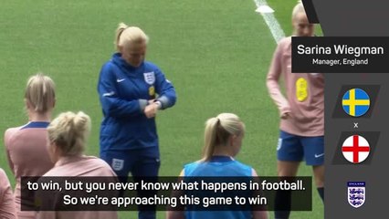 England not playing for a draw v Sweden - Wiegman
