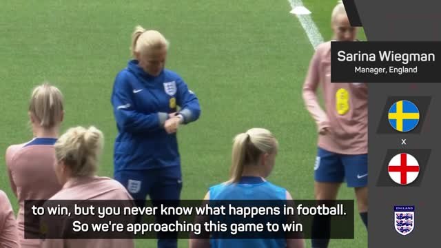 England not playing for a draw v Sweden - Wiegman