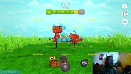 Playing Cannon Ball 3D in 5K so you dont have to! (music in place of game audio)