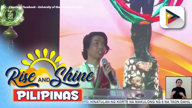 Sunshine Stories | Inspiring speech ng isang valedictorian sa Cebu, pinahanga ang publiko