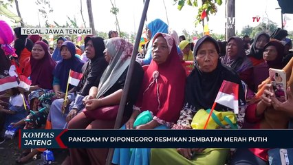 Pengdam IV/Diponegoro Resmikan Jembatan Merah Putih
