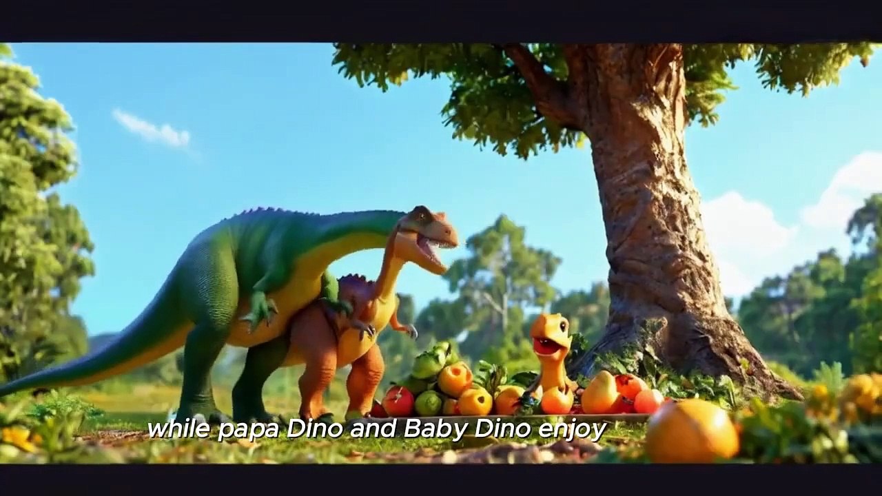 A Day in the Life of the Dino Family - Animated Kids Story - Fun and Educational