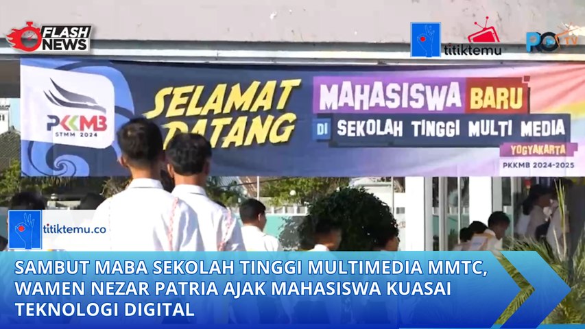 Sambut MABA Sekolah Tinggi Multimedia MMTC, Wamen Nezar Patria Ajak Mahasiswa Kuasai Teknologi Digital