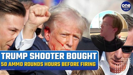 Tải video: Trump Assassination Attempt: Shooter Purchased 50 Rounds Of Ammunition. 70% Analysis Cell Phone Done