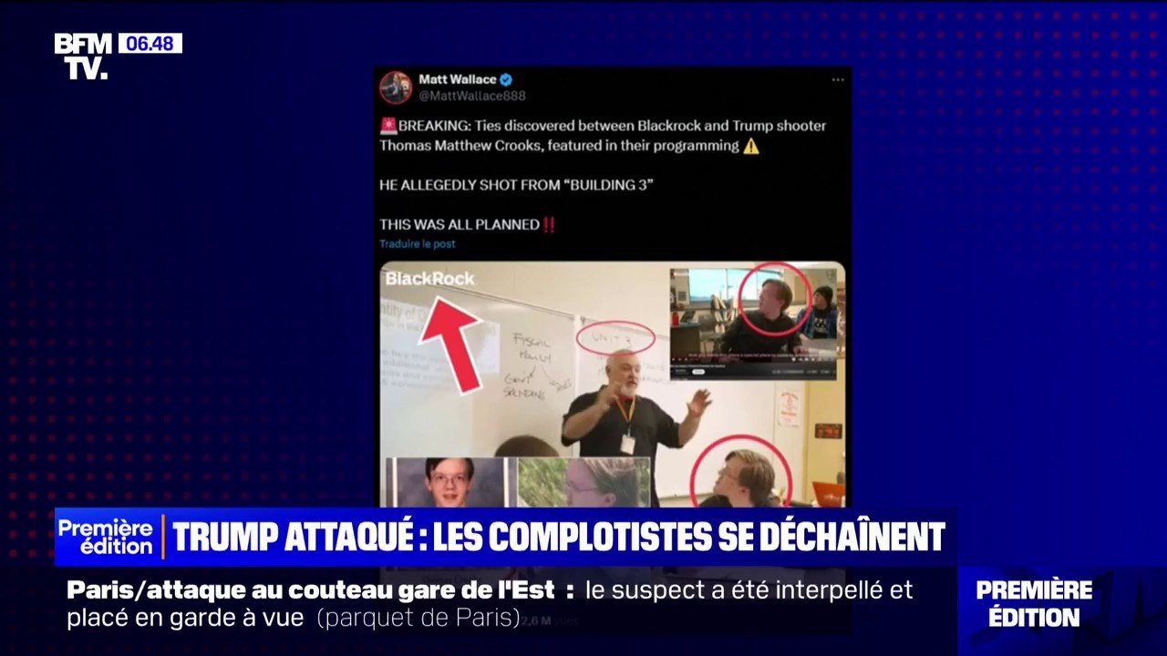 Après la tentative d'assassinat de Donald Trump, les théories complotistes pullulent sur les réseaux sociaux