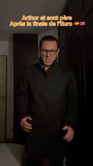 Arthur et son père, après la finale de l’Euro  (sketch)