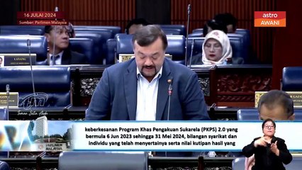 PKPS 2.0: LHDN kutip RM512.6 juta - Amir Hamzah
