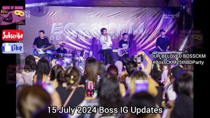 [Eng Sub] 15 July 2024 Noeul birthday message to Boss/ Zee, Boun, Net celebrate Boss birthday #BossCKM25thBDParty