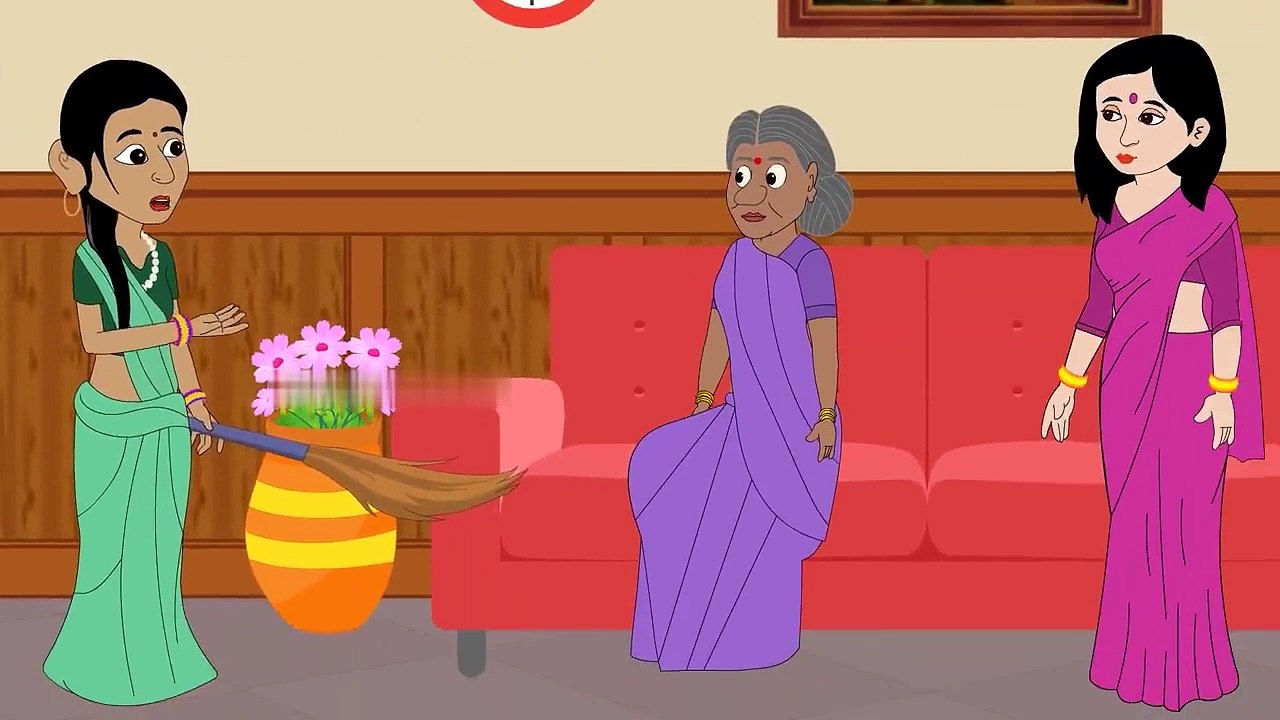 Kahani नौकरानी - Hindi Kahaniya _ Bedtime Moral Stories _ Hindi Fairy Tales _ Funny Story _ Dadimaa