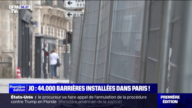 On dirait une prison : 44.000 grilles installées dans Paris pour sécuriser la cérémonie d'ouverture des JO