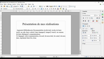 2 Présentation de ce que j'avance; écoles de son langage.