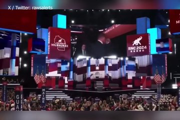 Trump hace su primera aparición desde el tiroteo en Pensilvania