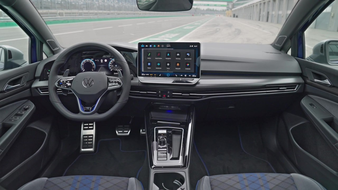 Volkswagen Golf R Interior Design in Lapiz Blue - video Dailymotion