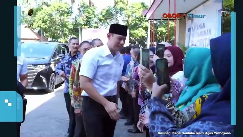 MENTERI ATR BPN AHY KUNJUNGI KANTOR PERTANAHAN GRESIK, JAWA TIMUR