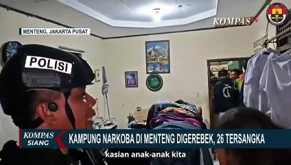Polisi Gerebek Rumah Narkoba di Menteng Jakpus, 26 Orang Jadi Tersangka