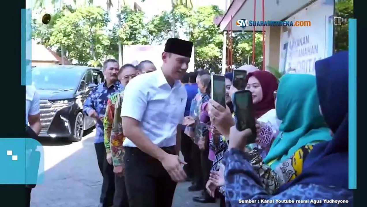 Menteri ATR BPN AHY Kunjungi Kantor Pertanahan Gresik, Jawa Timur