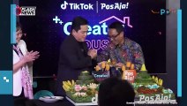 Erick Thohir Hadiri Launching Kolaborasi PT Pos dan Tiktok