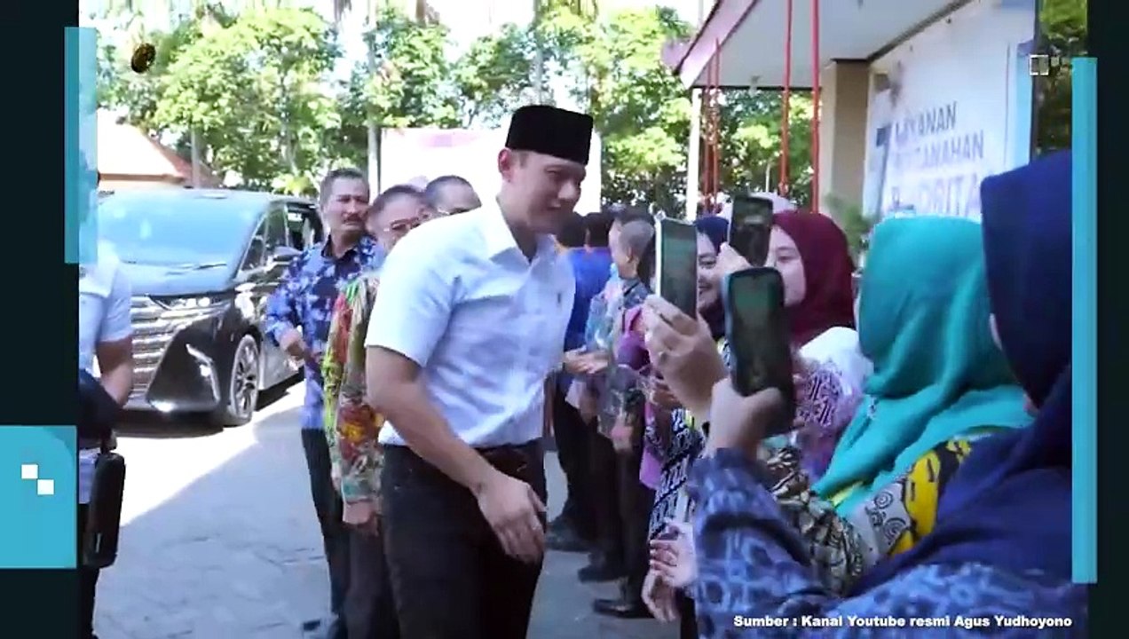 Menteri ATR BPN AHY Kunjungi Kantor Pertanahan Gresik