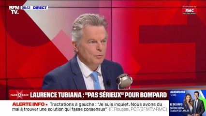 Pour Fabien Roussel, si Manuel Bompard quitte le NFP, ce serait "une lourde responsabilité"