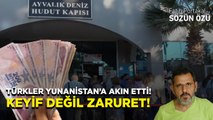 TÜRKLER YUNANİSTAN’A AKIN ETTİ! KEYFİ DEĞİL ZARURET! VİDEO HABER