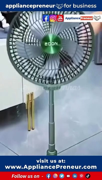 Innovative Foldable Electric Table Fan #tablefan