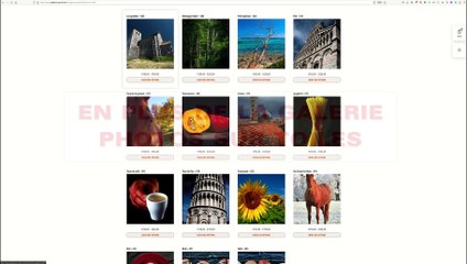 Clip vidéo de la nouvelle galerie d'images en ligne, téléchargeables.