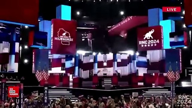 Donald Trump suikast sonrası ilk kez halkın karşısına çıktı