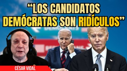 César Vidal CLAVA el solar que es el Partido Demócrata: “No quieren tirar el dinero con Biden”