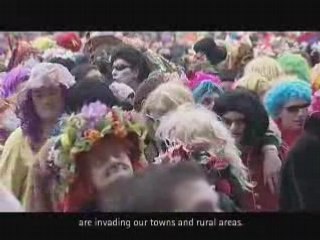 PUB CONTRE LE VIRUS DU SIDA 11 : TOUS ENSEMBLE MILITONS :