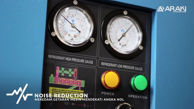 AIR COMPRESSOR DENGAN KEKUATAN TINGGI UNTUK INDUSTRIAL - ARAKI AIR COMPRESSOR DOUBLE SCREW GTR 11A