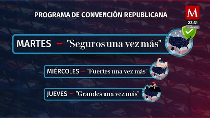 El segundo día de la convención republicana se enfocará en migración y crimen organizado
