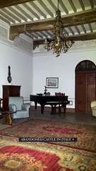 Castelo abandonado em Itália