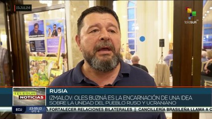 Homenaje en Moscú al periodista ucraniano asesinado por los Nazis