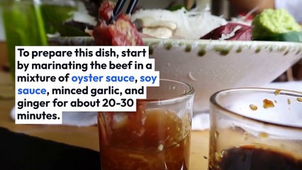 Beef with Oyster Sauce