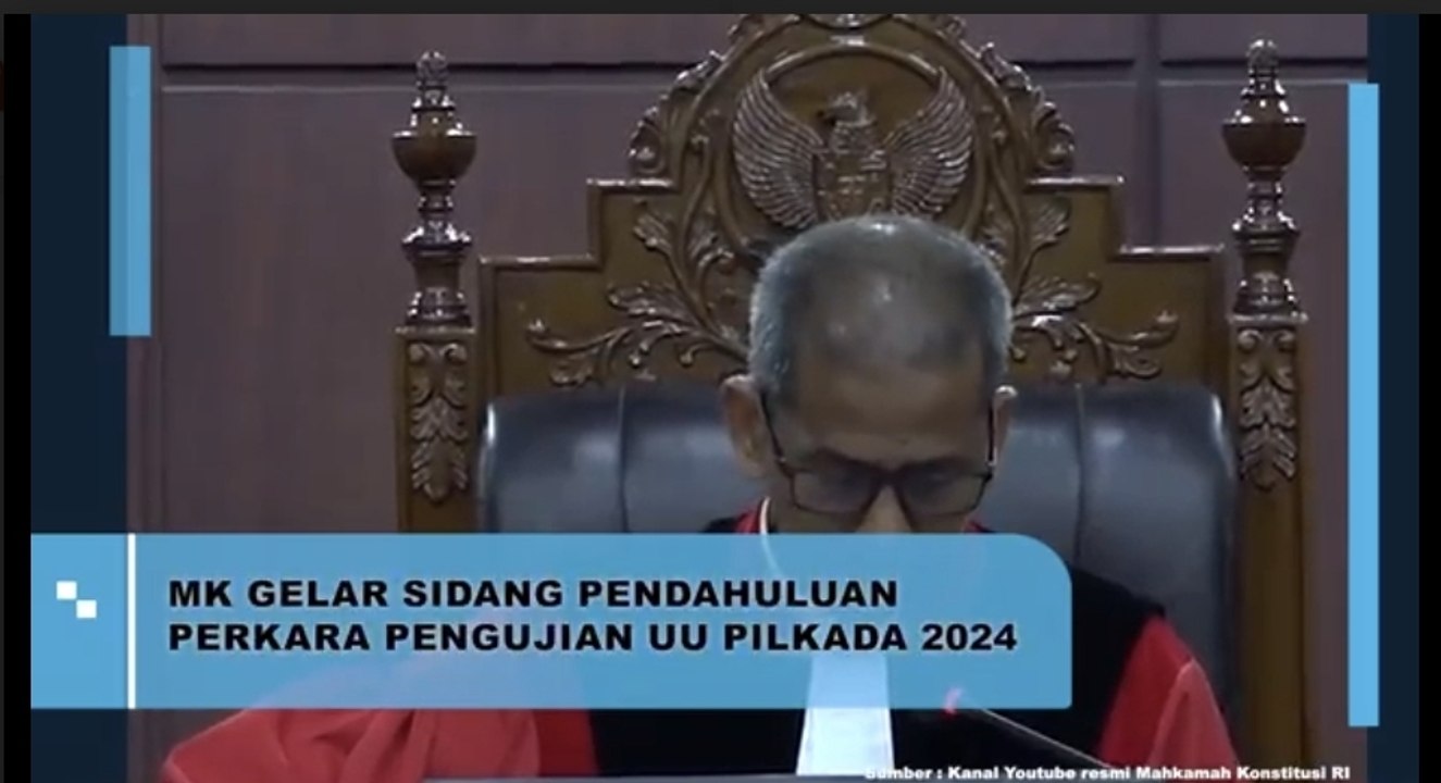 MK Gelar Sidang Pendahuluan Perkara Pengujian UU Pilkada 2024