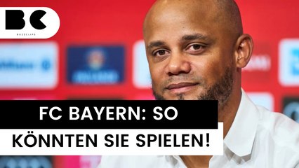 FC Bayern: So könnten sie unter Kompany spielen