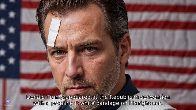 Donald Trump makes first appearance since assassination attempt