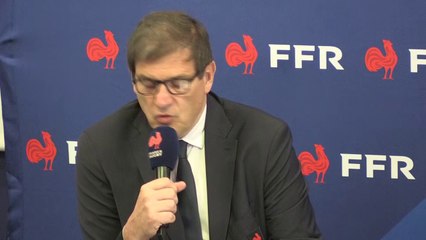 Florian Grill (président de la FFR) sur l'affaire Auradou-Jegou: "Nous n'aurons certainement pas la main qui tremble (…) pour sanctionner"
