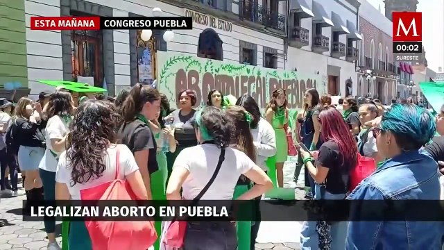 Puebla celebra la despenalización del aborto, un triunfo para los colectivos feministas