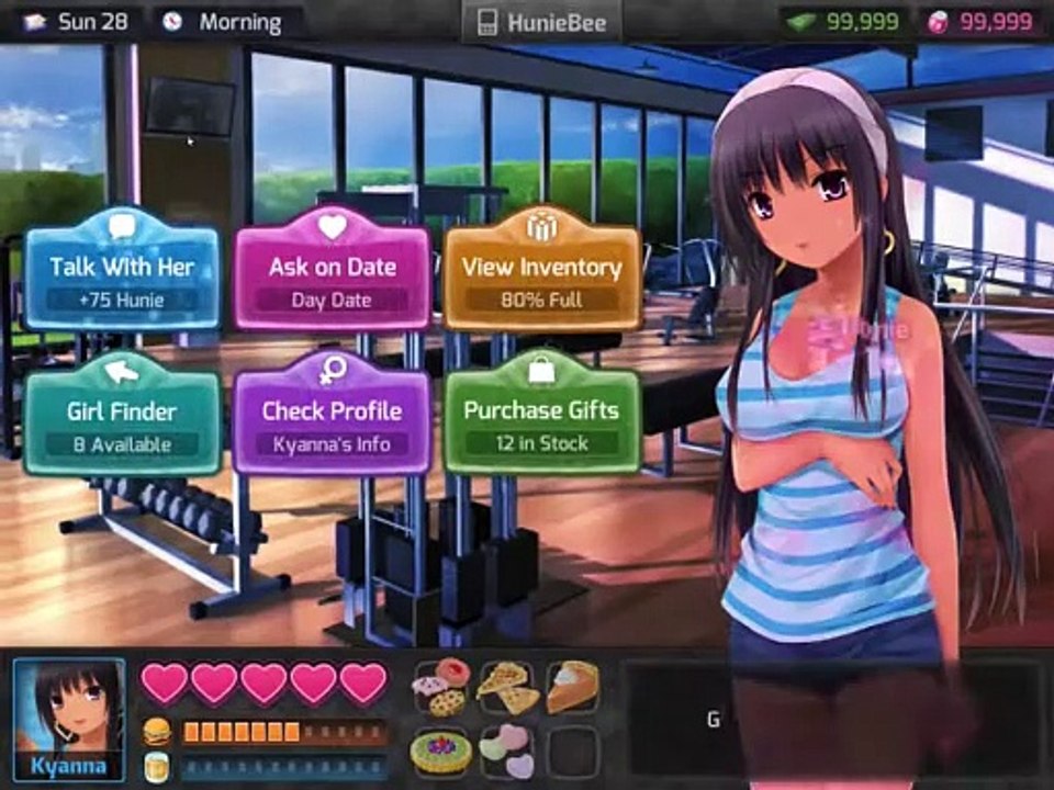 kyanna all questions HuniePop