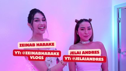 Family Feud behind-the-scenes with Zeinab and Jelai