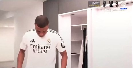 Mbappé ya luce los colores del Real Madrid