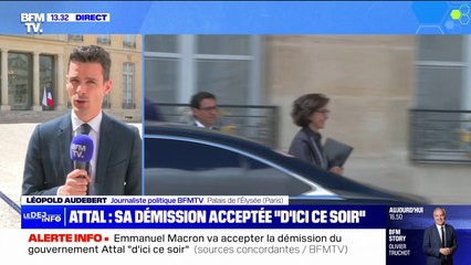 Emmanuel Macron va accepter la démission de Gabriel Attal d'ici la fin de la journée