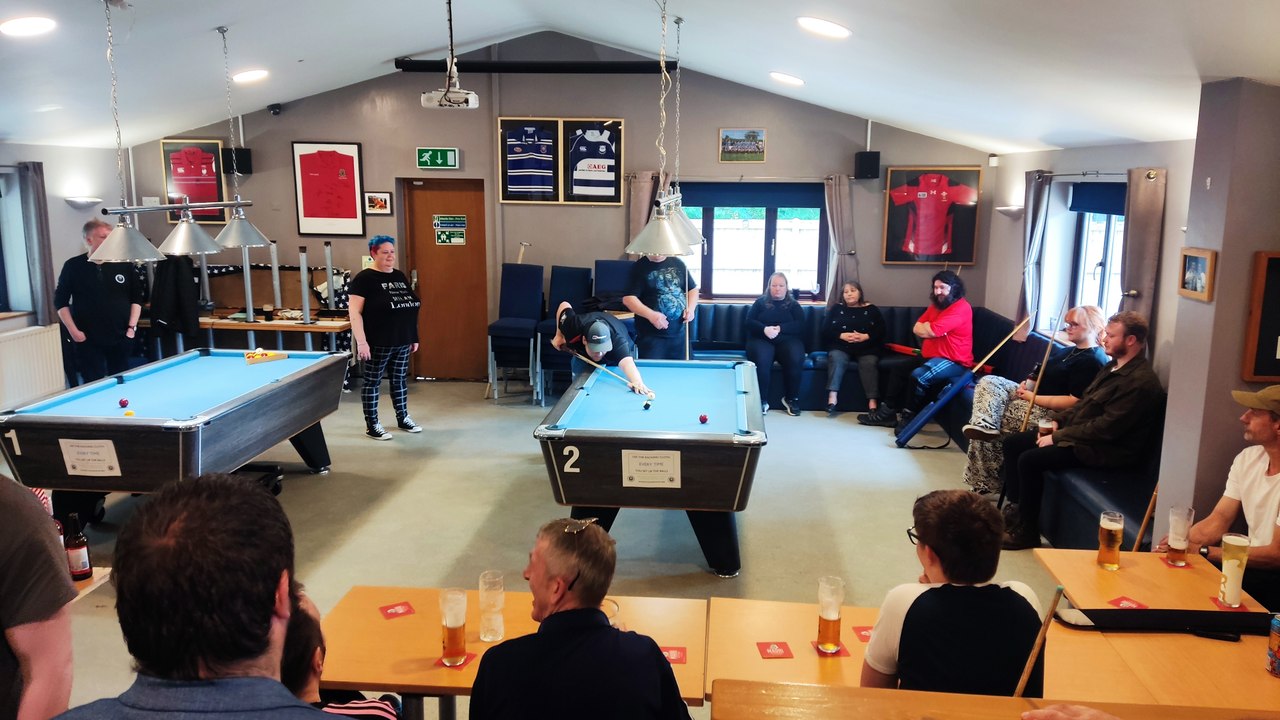Aberystwyth v Machynlleth pool leagues friendly