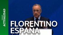 Florentino Pérez felicitó a la selección española antes de presentar a Mbappé