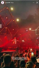 Η Ιωάννα Τούνη στην συναυλία του Αντώνη Ρέμου